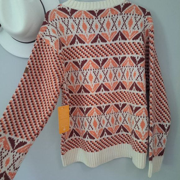 Roxy size womens medium/ Juniors Large heavy sweater - Picture 4 of 9